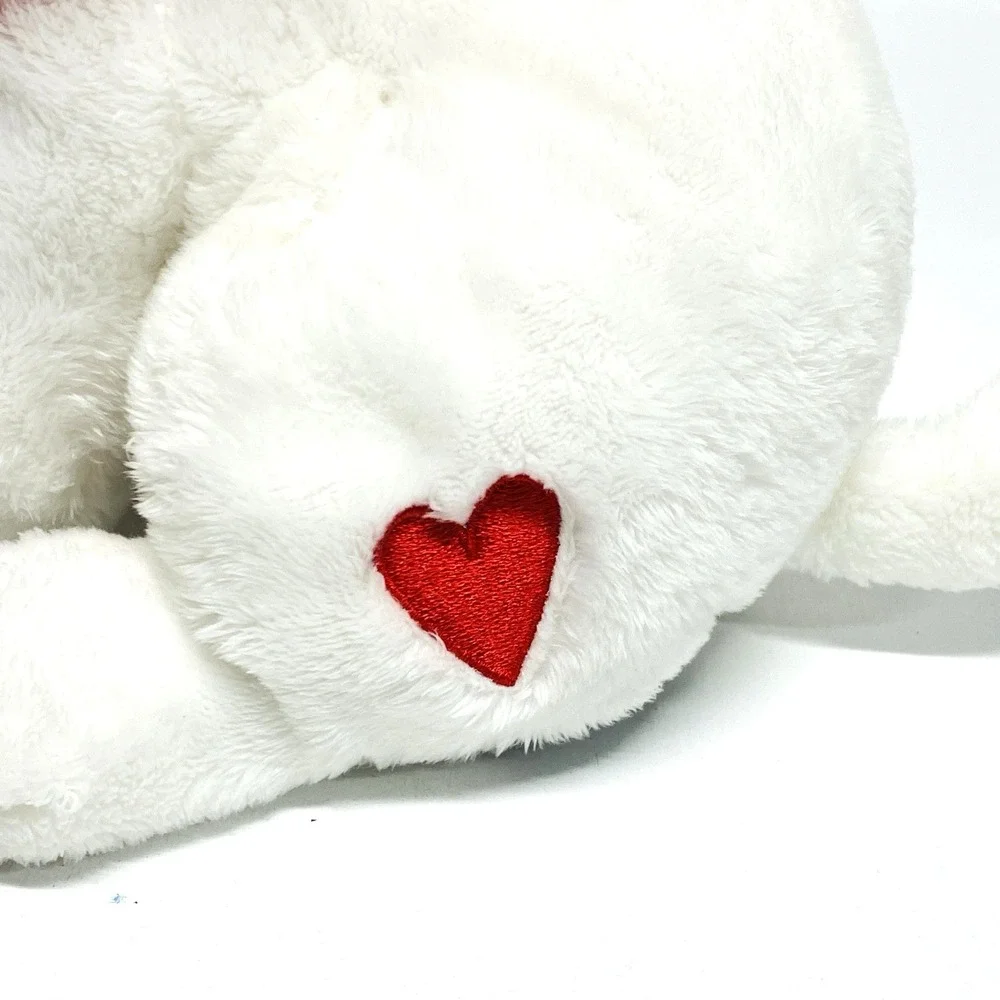 Hallmark 2023 Red White Dog Heart Bandana Puppy Lovey‎ Baby 9
